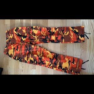 Zumiez Orange Army Cargo Pants